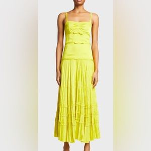 Jason Wu Collection, Floral Jacquard Bow-Front Crepe Day Dress, Size 4